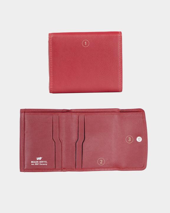 Actual product image Braun Büffel GOLF RFID Überschlags-Geldbörse S 4CS rot