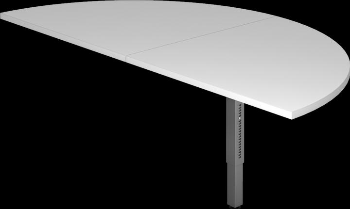 Actual product image MC Extension element semicircular for MyTable R double desk with frame graphite
