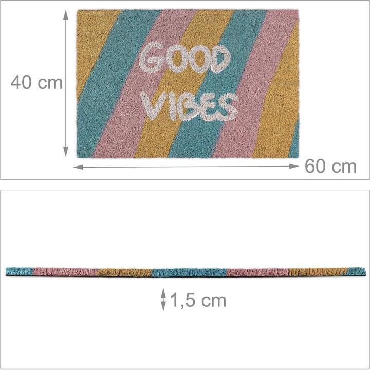 Image du produit Relaxdays Paillasson (60 x 40 x 1,5 cm)