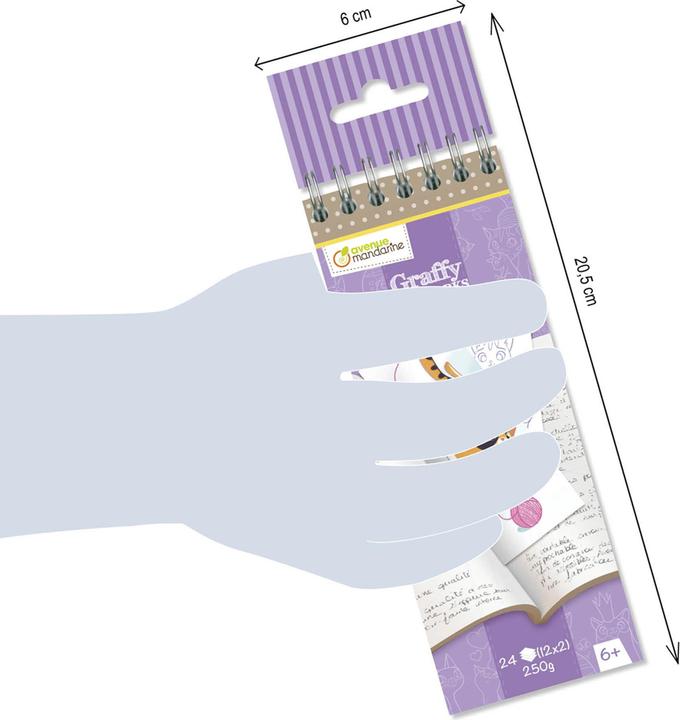 Produktbild Avenue Mandarine Graffy Bookmark