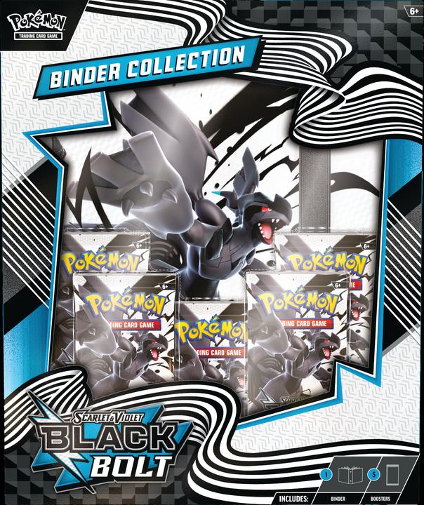 Produktbild Asmodée Scarlet & Violet: Black Bolt Binder Collection (Englisch, Booster Pack)