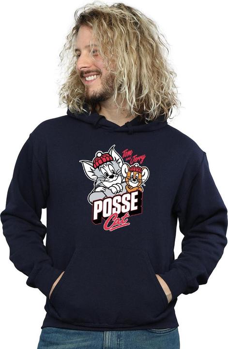 Immagine prodotto Tom & Jerry Posse Cat Felpa con Cappuccio Uomo (3XL)