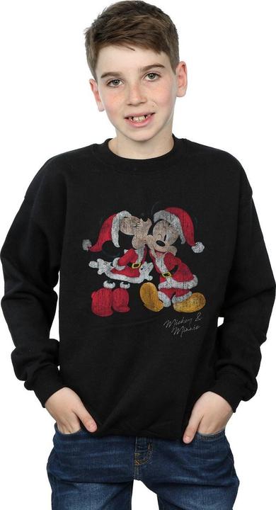 Produktbild Disney Mickey And Minnie Christmas Kiss Sweatshirt Jungen (140, 146)