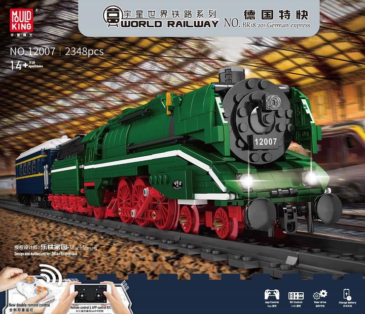 Image du produit Mould King BR18 201 Express Locomotive à vapeur