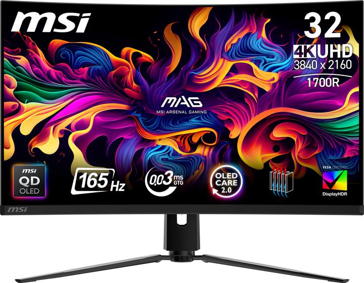 MSI MAG 321CUP QD-OLED (3840 x 2160 Pixel, 31.50")