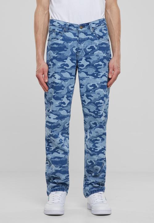 Actual product image Urban Classics Laser Camo Printed Jeans - 166813 (32)