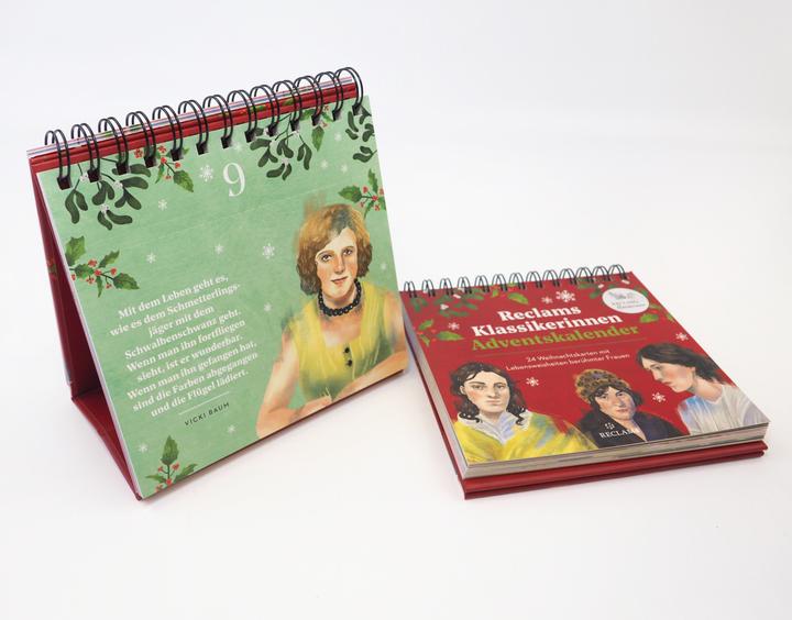 Produktbild Reclams Klassikerinnen Adventskalender.