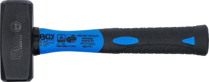 Actual product image BGS Stoning Hammer Fibreglas Shaft DIN 6475 1000 g (1200 g)