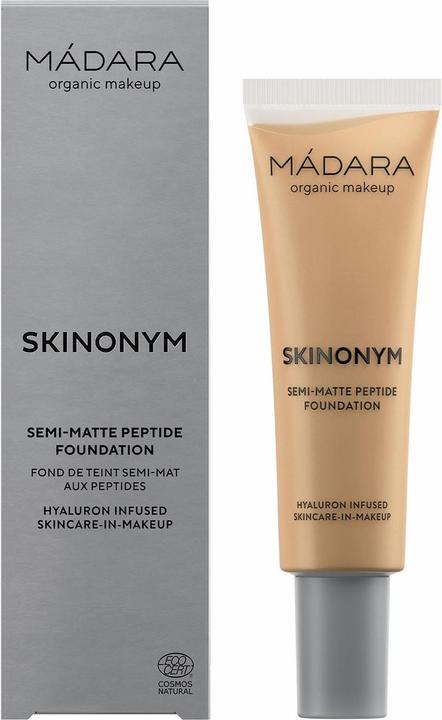 Image du produit Madara Organic Skincare SKINONYM Fond de teint peptidique semi-mat 30ml 50 Golden Sand (50 Sable doré)