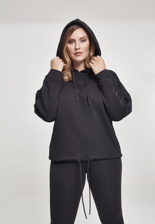Immagine prodotto Urban Classics Felpa con cappuccio oversize Tech Mesh Inset da donna (XL)
