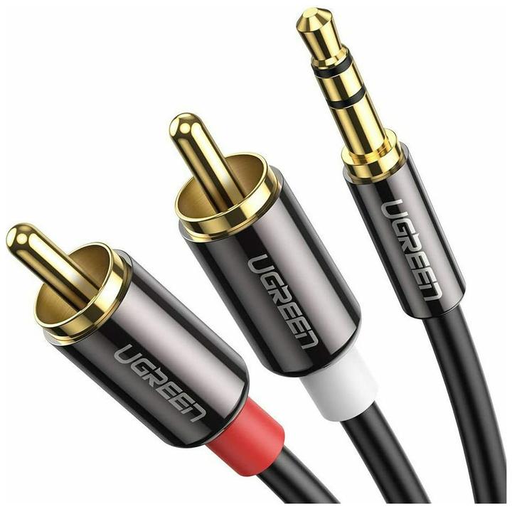 Image du produit Ugreen 2x RCA - jack 3,5 mm (2 m, RCA, Jack 3,5 mm (AUX))