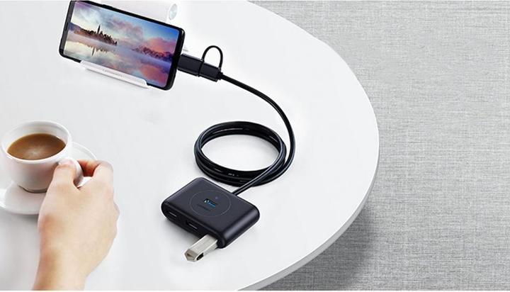 Actual product image Ugreen 40850 (USB-C, USB-A, 4 Ports)