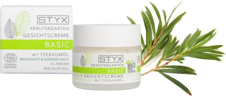 Actual product image Styx Kräutergarten BASIC Gesichtscreme mit Teebaumöl, 50ml (50 ml)