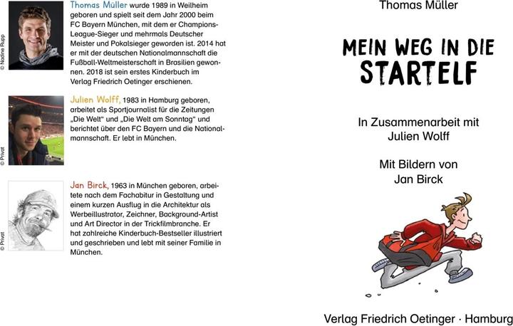 Produktbild Mein Weg in die Startelf (Deutsch, Thomas Müller, Julien Wolff, 2019)