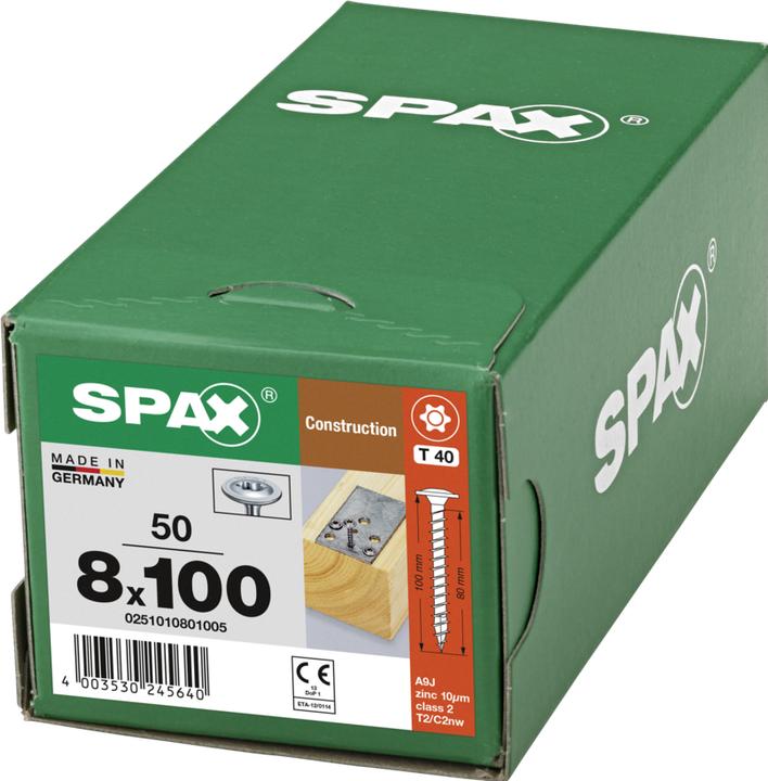 Produktbild Spax Holzbauschrauben (50 Schrauben pro Stück)