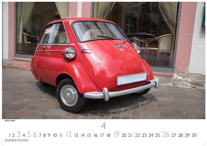 Produktbild BMW Classic Cars 2026 L 35x50cm (35 x 50 cm, Deutsch)