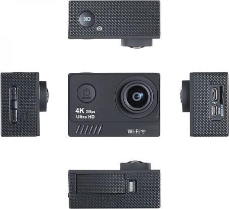 Produktbild Somikon Einsteiger-4K-Action-Cam inkl. Unterwassergehäuse (30p, WLAN)