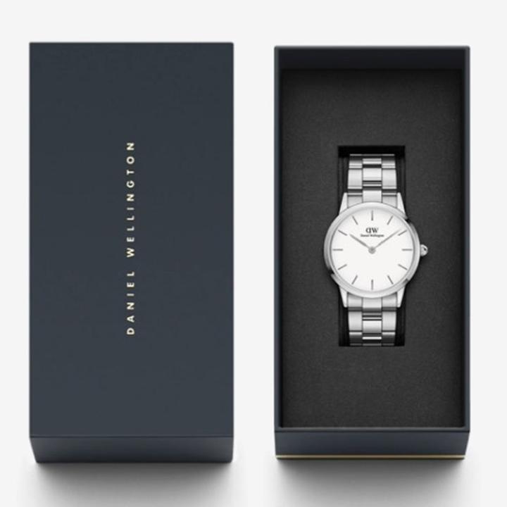 Immagine prodotto Daniel Wellington Iconic Link Argento Bianco (32 mm) (Orologio da polso analogico, 32 mm)