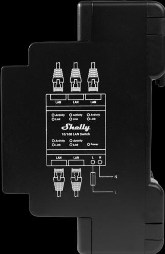 Produktbild Shelly LAN Switch (5 Ports)