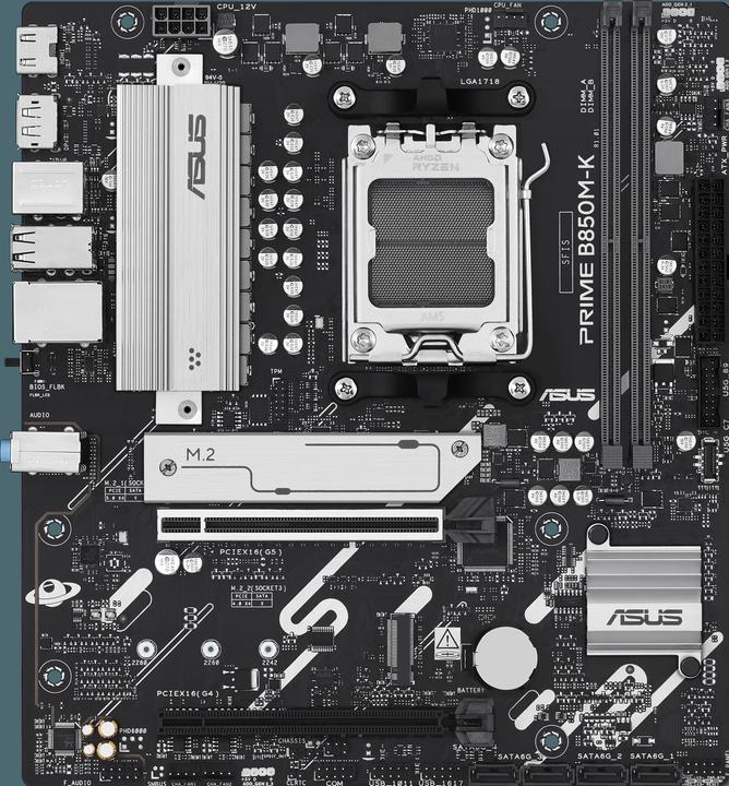 Image du produit ASUS PRIME B850M-K (AM5, AMD B850, mATX)