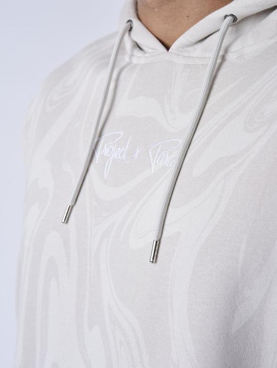 Actual product image Project X Paris weathirt hoodie with liquid paint pattern project x pari (S)