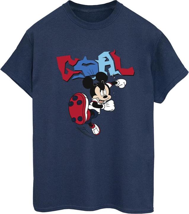 Disney Mickey Mouse Goal Striker Pose TShirt (XXL)