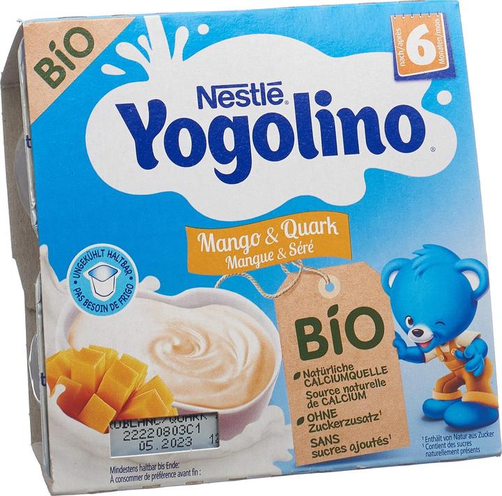 Actual product image Yogolino Organic Mango Curd 6 months (360 g)