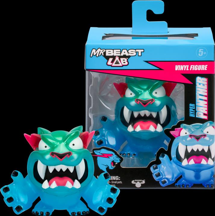 Actual product image Goo Jit Zu MrBeast Lab vinyl figure
