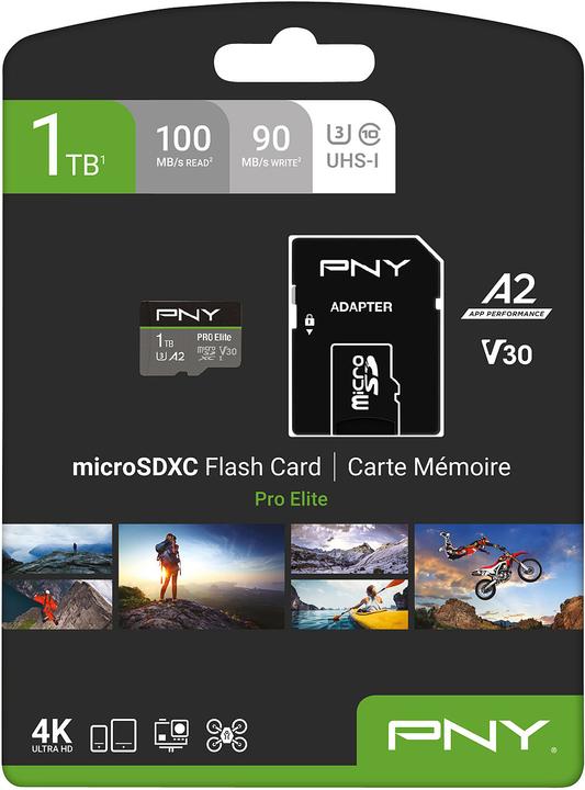 Immagine prodotto PNY Pro Elite (1000 GB, microSDXC, U3, UHS-I)