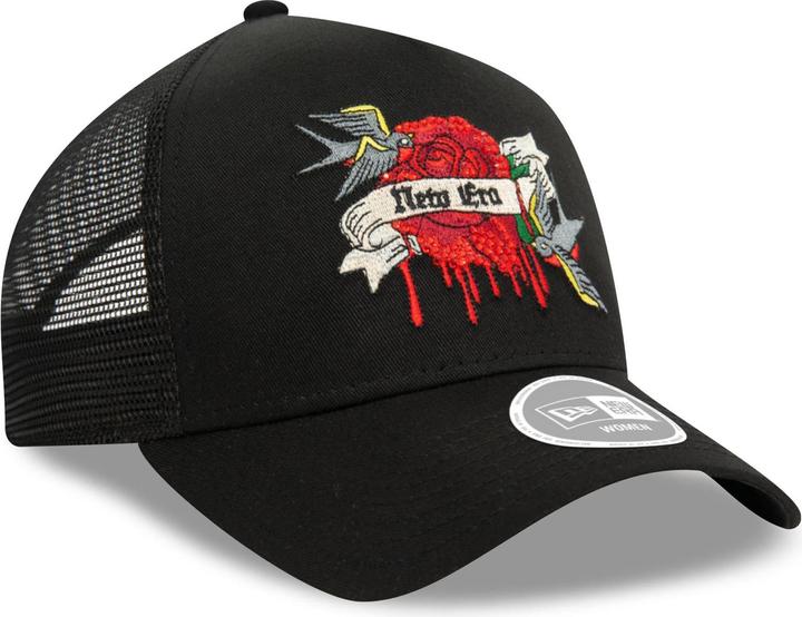 New Era Damen A-Frame Trucker Cap - RHINESTONE schwarz