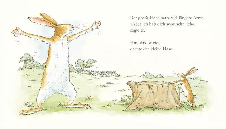 Actual product image Weisst du eigentlich, wie lieb ich dich hab? (German, Sam McBratney, 2016)