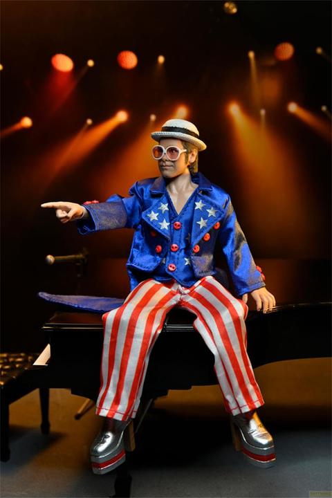 Produktbild Neca Elton John: Live in '76 - Elton John with Piano 8 inch Clothed Action Figure Set