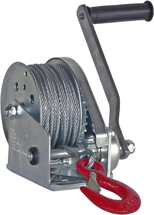 Actual product image Planeta Rope winch BHW-1200 Rope-Ø 5 mm Rope take-up 20 m with 20 m rope galvanised