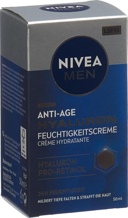 Produktbild NIVEA MEN Anti-Age Hyaluron (50 ml, 24h Creme, SPF 15)
