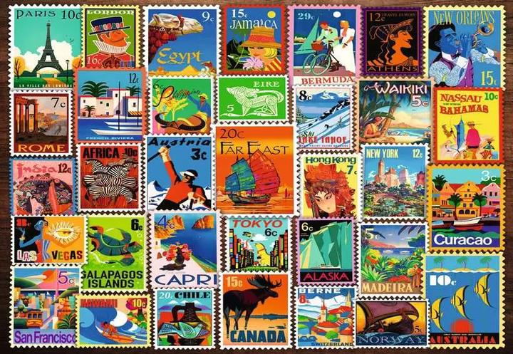 Produktbild Ravensburger Puzzle 12001371 - Briefmarken - Puzzle für ältere Menschen und Senioren, mit 200 extra (200 Teile)