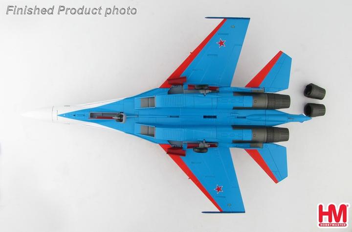 Actual product image Hobby Master Sukhoi SU-35S Flanker E Russian Knights 2019 metal model 1:72, HA5707B