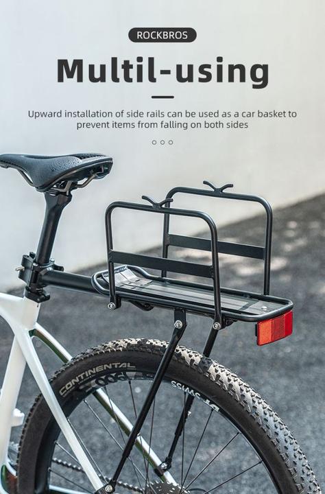 Produktbild Rockbros 33210004001 bicycle rack with shelf - black