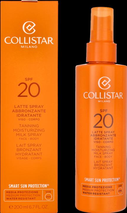 Actual product image Collistar CS Sun - Tanning Moisturizing Milk Spray SPF20 (Sun spray, SPF 20, 200 ml)