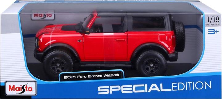 Image du produit Maisto Ford Bronco Wildtrak 2021 1/18 red