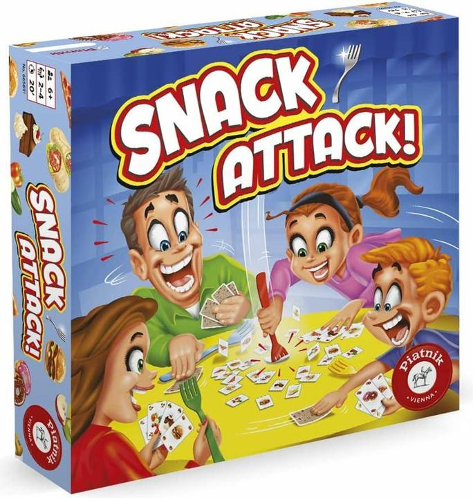 Image du produit Piatnik 665691 - Snack Attack! - Jeu de cartes, pour 2-4 joueurs, à partir de 6 ans (Allemand, Hongrois, Polonais, Tchèque, Slovaque)