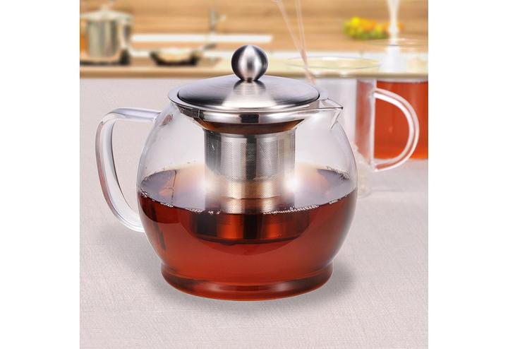 Produktbild Fs-Star Teekanne aus Glas mit Filter (1.20 l)