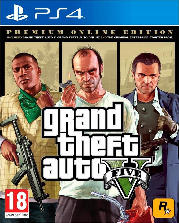 Image du produit Rockstar GTA 5 - Édition Premium (PS4, FR)