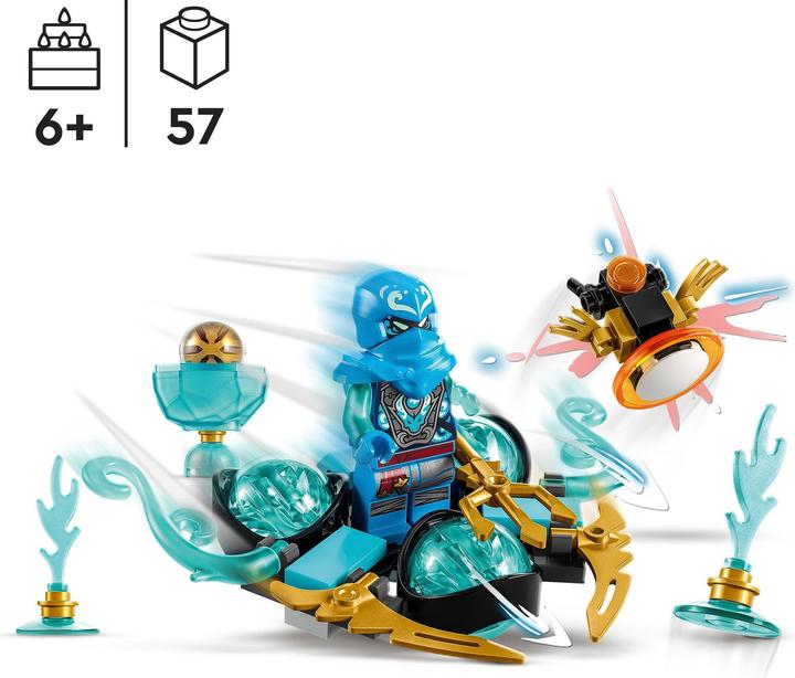 Produktbild LEGO Nyas Drachenpower-Spinjitzu-Drift (71778, LEGO Ninjago)