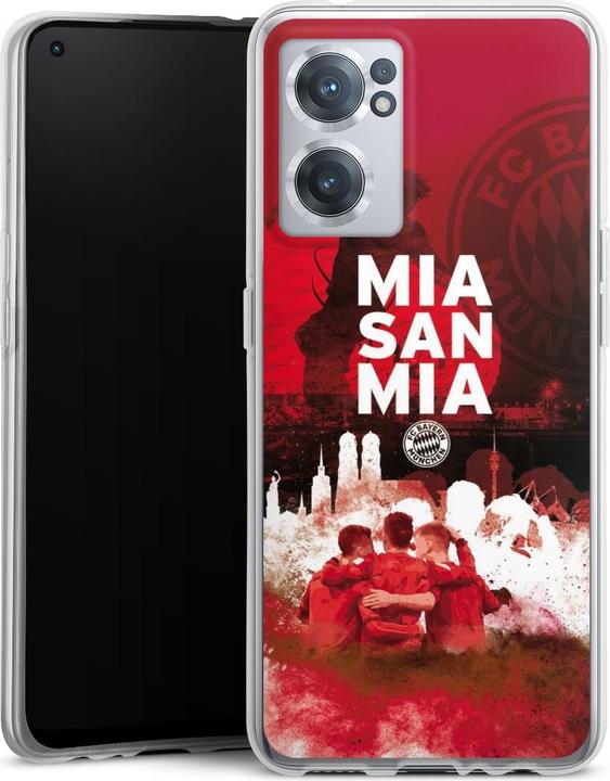 Produktbild DeinDesign Silikon Hülle für OnePlus Nord CE 2 5G Handyhülle Case Smartphone Schutzhülle FC Bayern München (OnePlus Nord CE 2 5G)