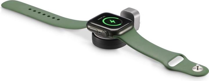 Actual product image Hama Apple Watch charger f. wireless charging, USB-C charging station magnetic, SW (5 W)