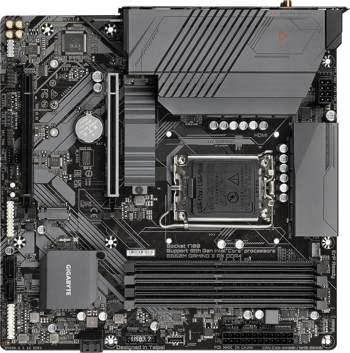 Produktbild Gigabyte B660M GAMING X AX (LGA 1700, Intel B660, mATX)