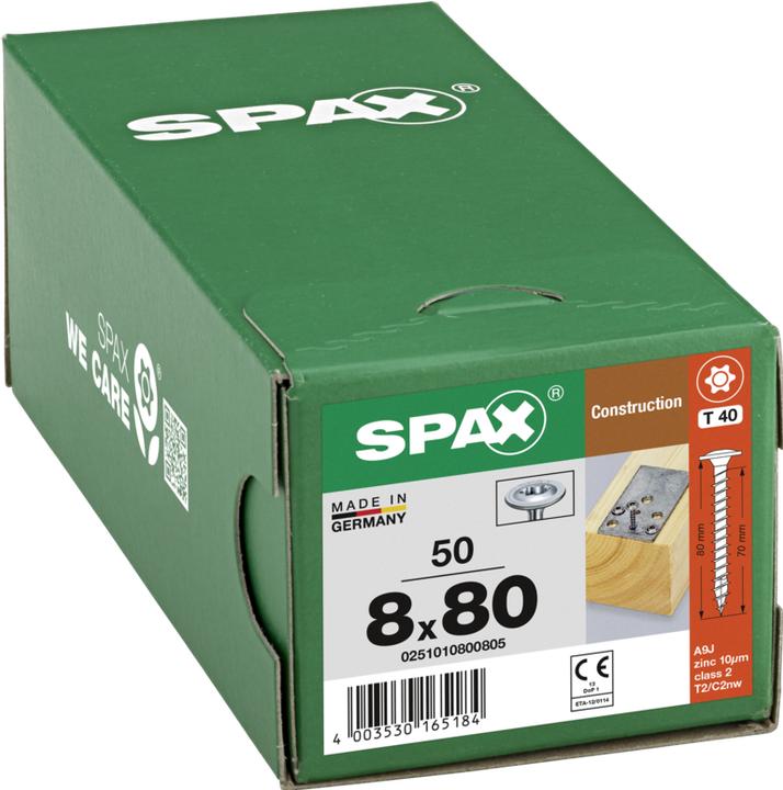 Produktbild Spax Holzbauschrauben (50 Schrauben pro Stück)
