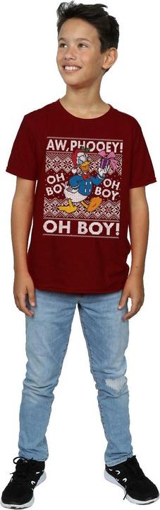 Image du produit Disney - T-shirt DONALD DUCK CHRISTMAS FAIR ISLE - Garçon (152, 158)