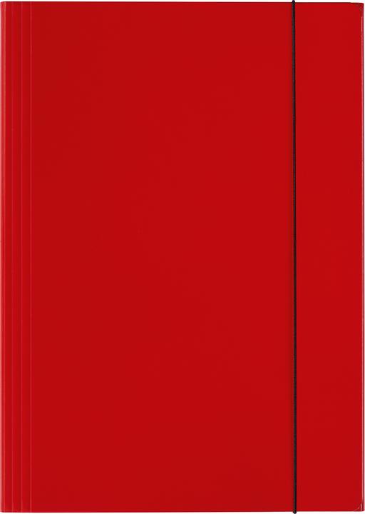 Produktbild Falken 5x Sammelmappe LongLife, Karton glanzkaschiert, ca. 700 g/qm, DIN A4, rot (A4, 5 x)