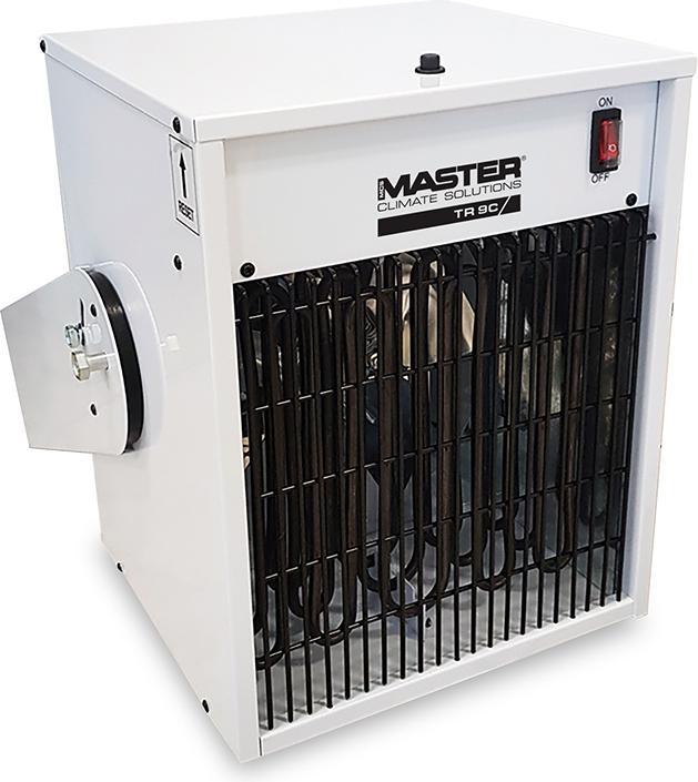 Produktbild MCS Master Heizgeräte Heizlüfter TR 9 elektrisch zur Wandmontage Heizleistung 9,0 kw (9000 W)